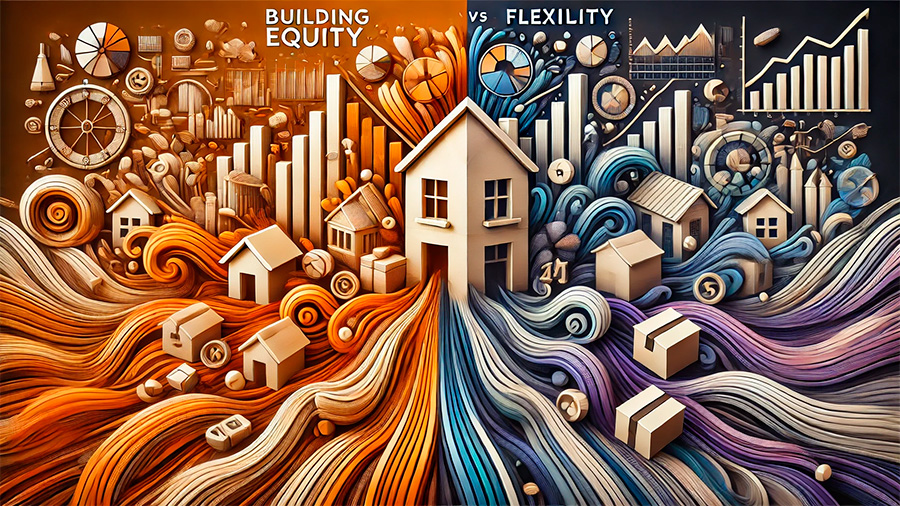 Building equity vs. flexibility