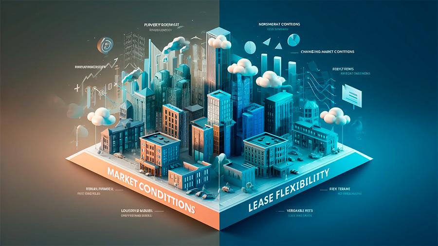 Market conditions and lease flexibility